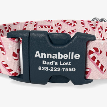 closeup of buckle personalization